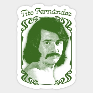 Tito Fernández / Retro Style Fan Art Sticker